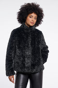 Kion Faux Fur Jacket w/High Neck