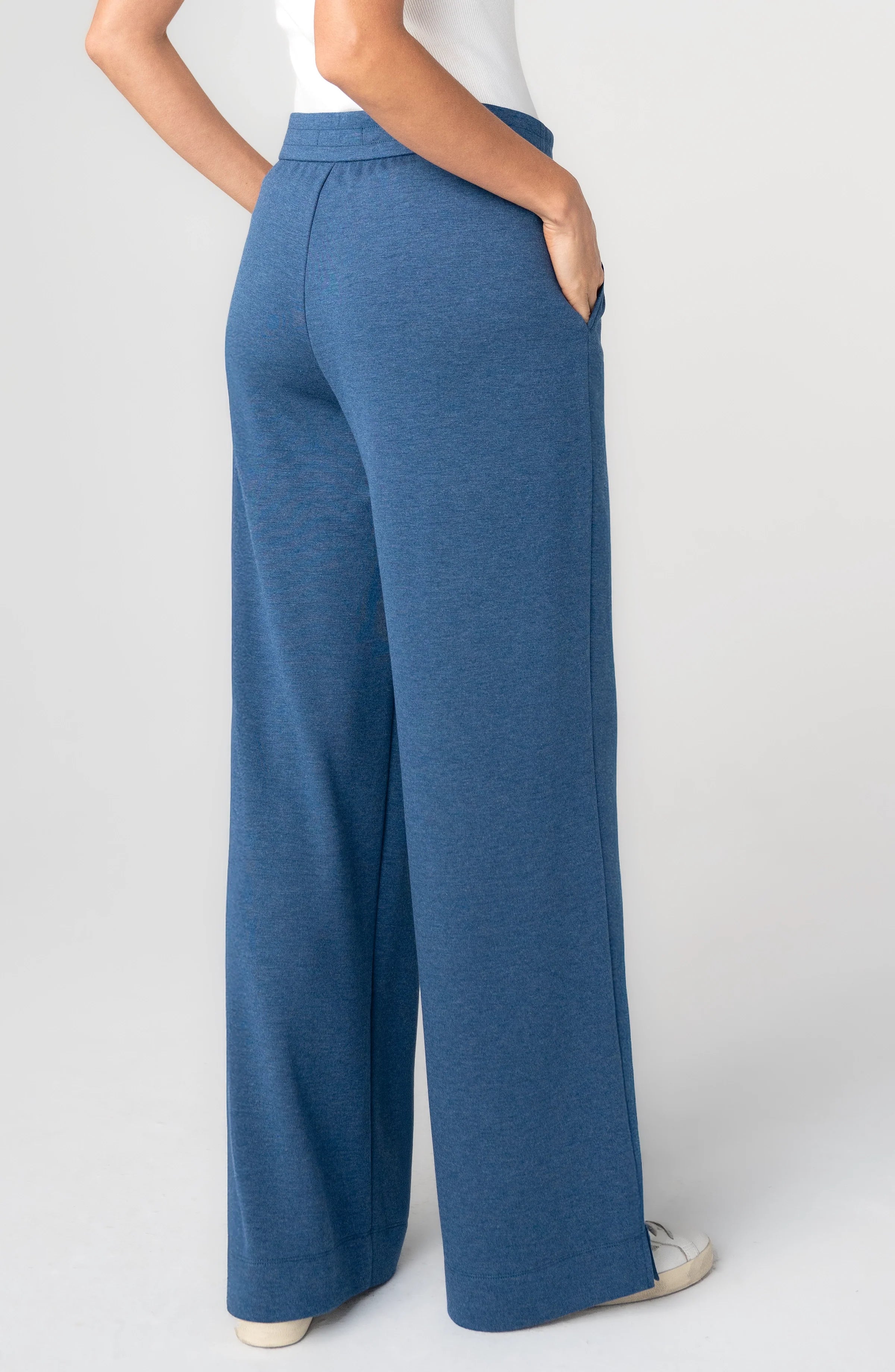 Pull On Pleated Wide Leg 30"ins