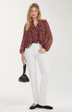 L/S Woven Blouse W/ Pintucks