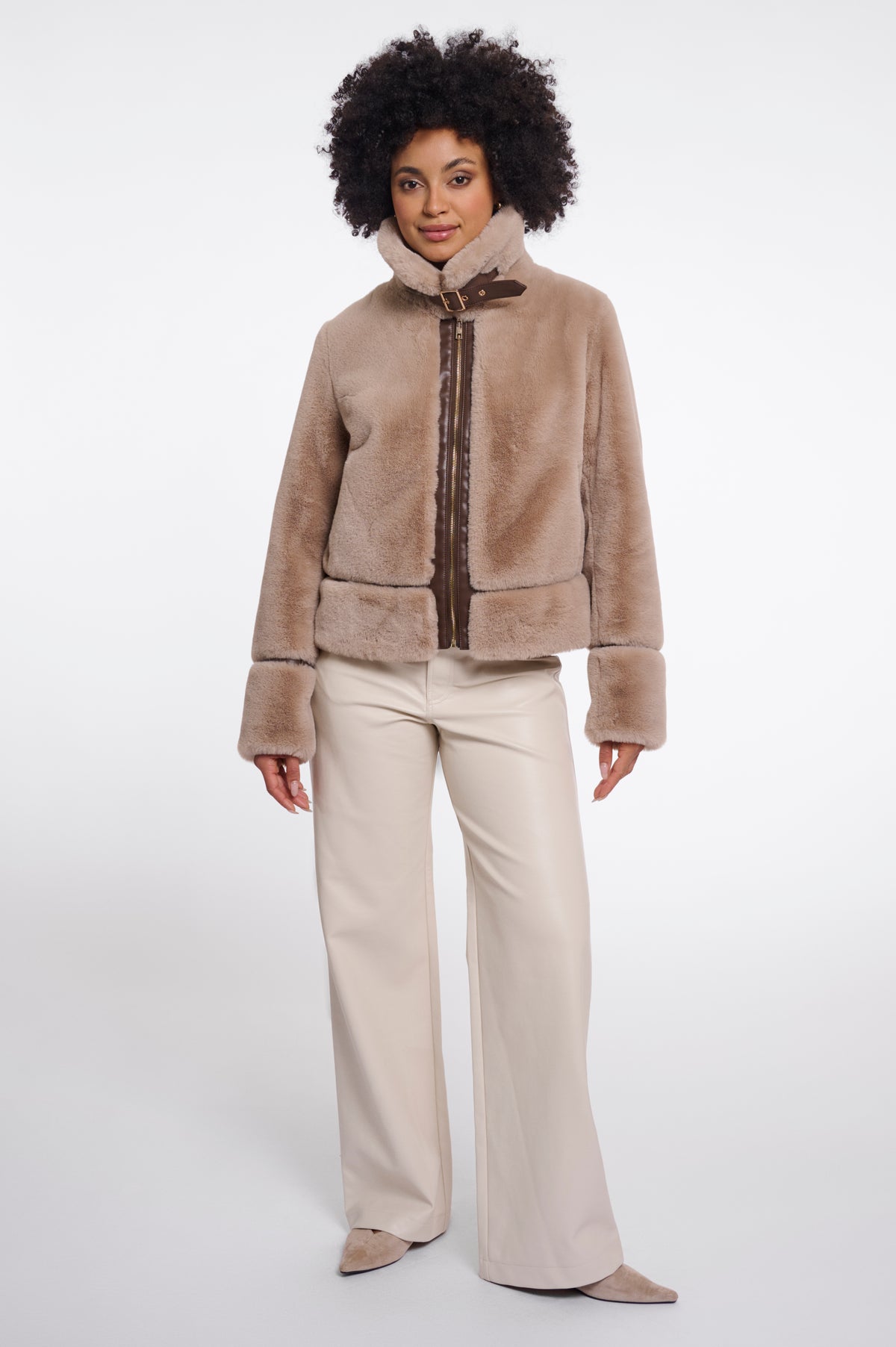 Lambra Faux Fur Jacket