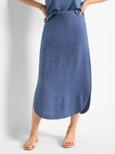 Load image into Gallery viewer, Rumba Linen Dip Skirt (more colors)
