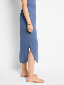 Rumba Linen Dip Skirt (more colors)