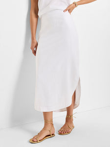 Rumba Linen Dip Skirt (more colors)