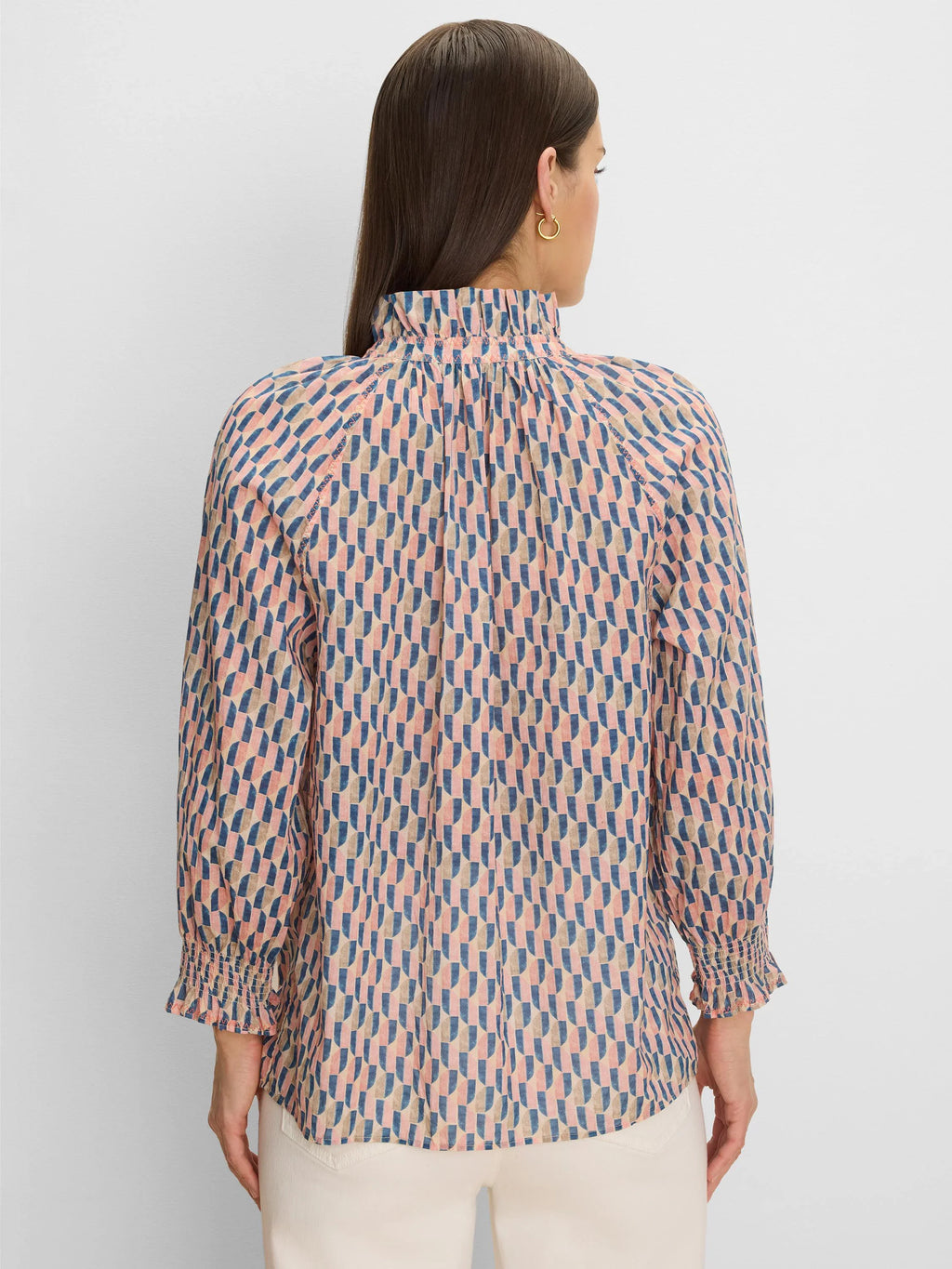 Sideways Cotton Crinkle Shirt