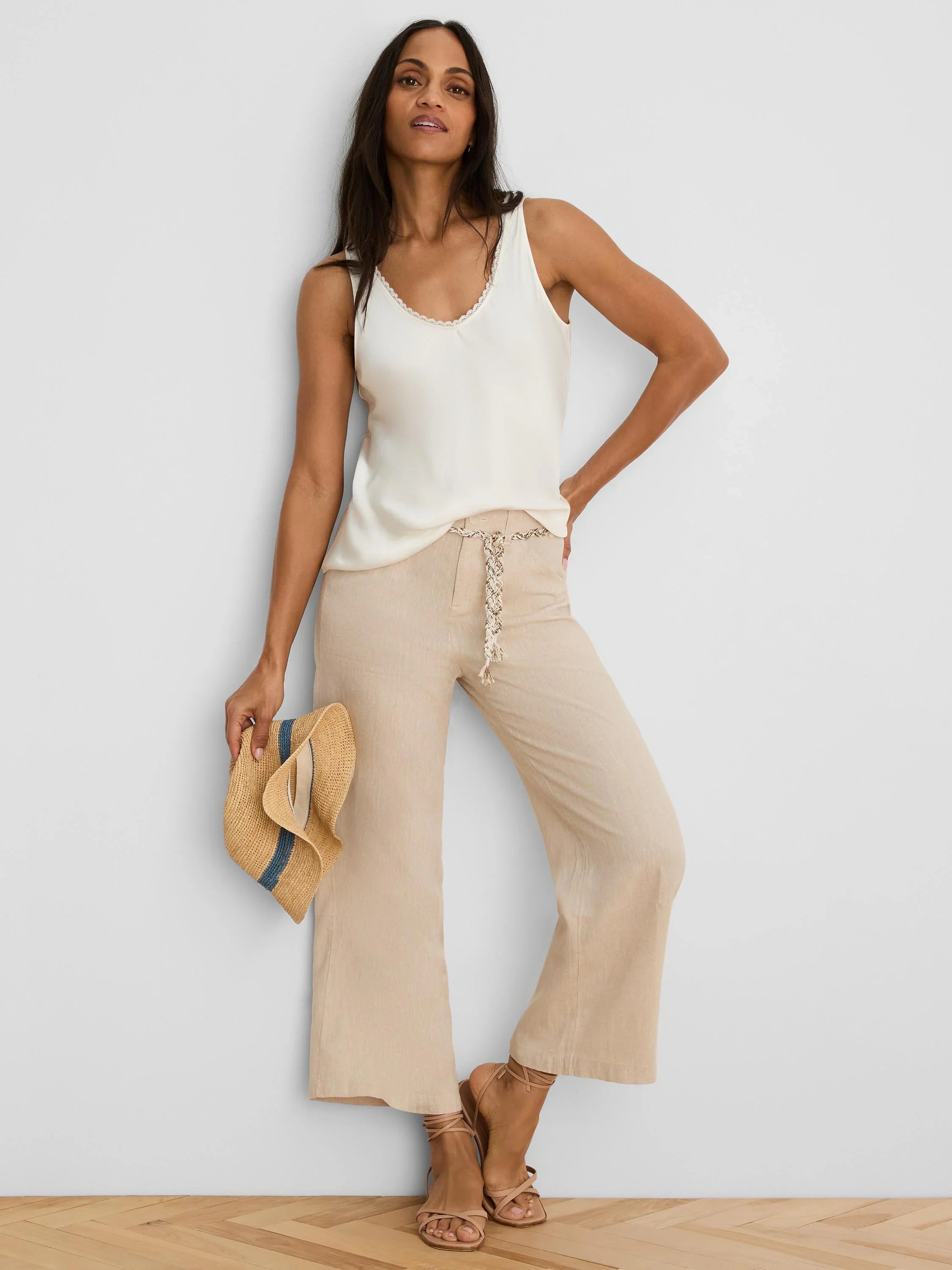 Lace Trim Day Gloss Tank