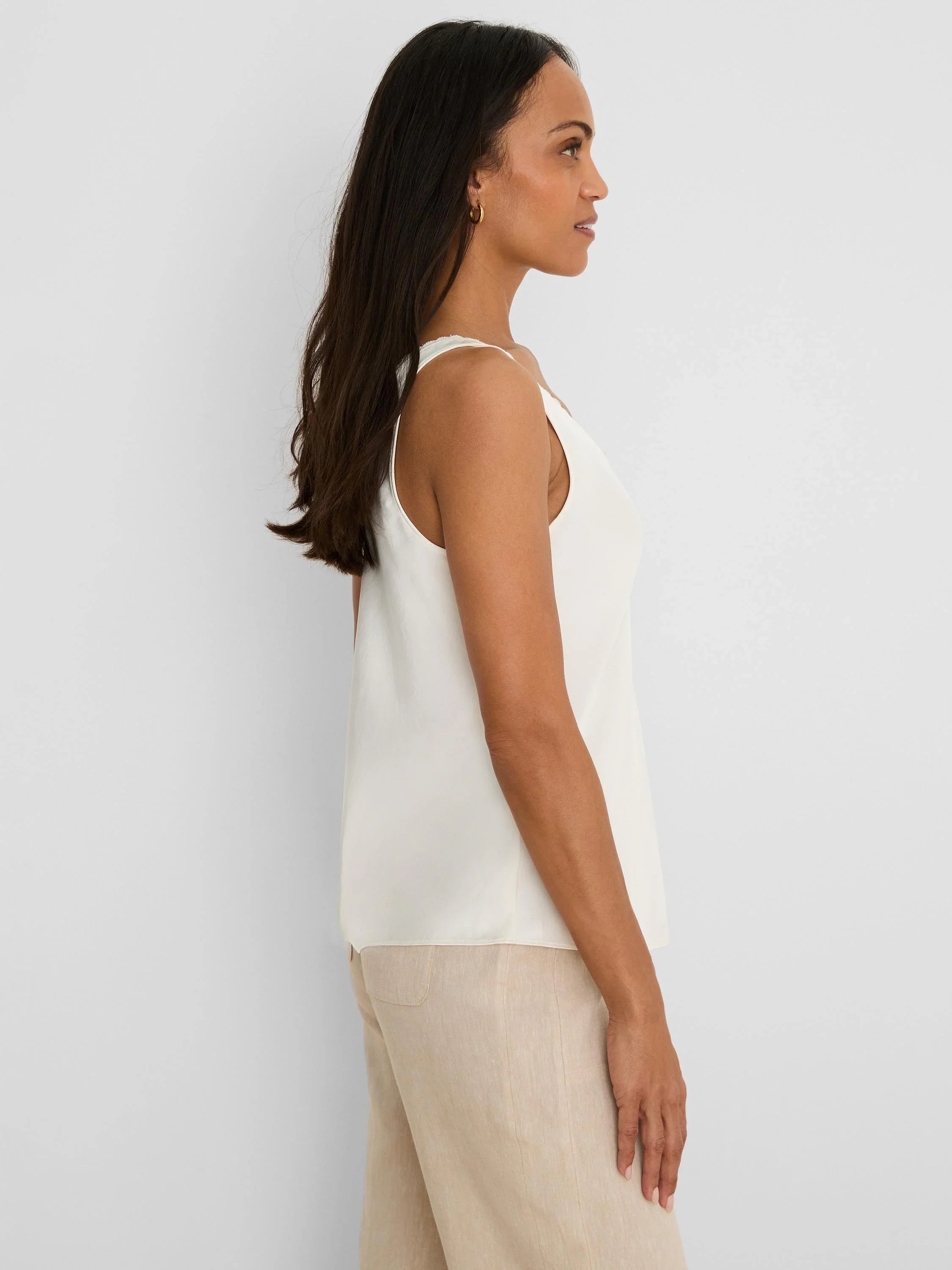 Lace Trim Day Gloss Tank
