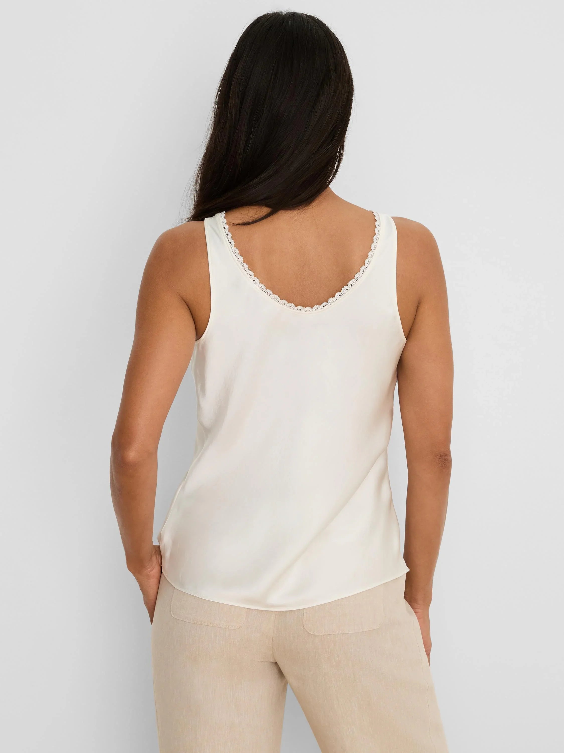 Lace Trim Day Gloss Tank