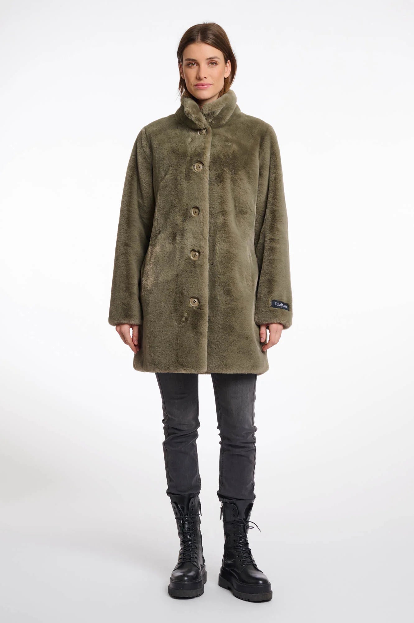Nonna Faux Fur Coat
