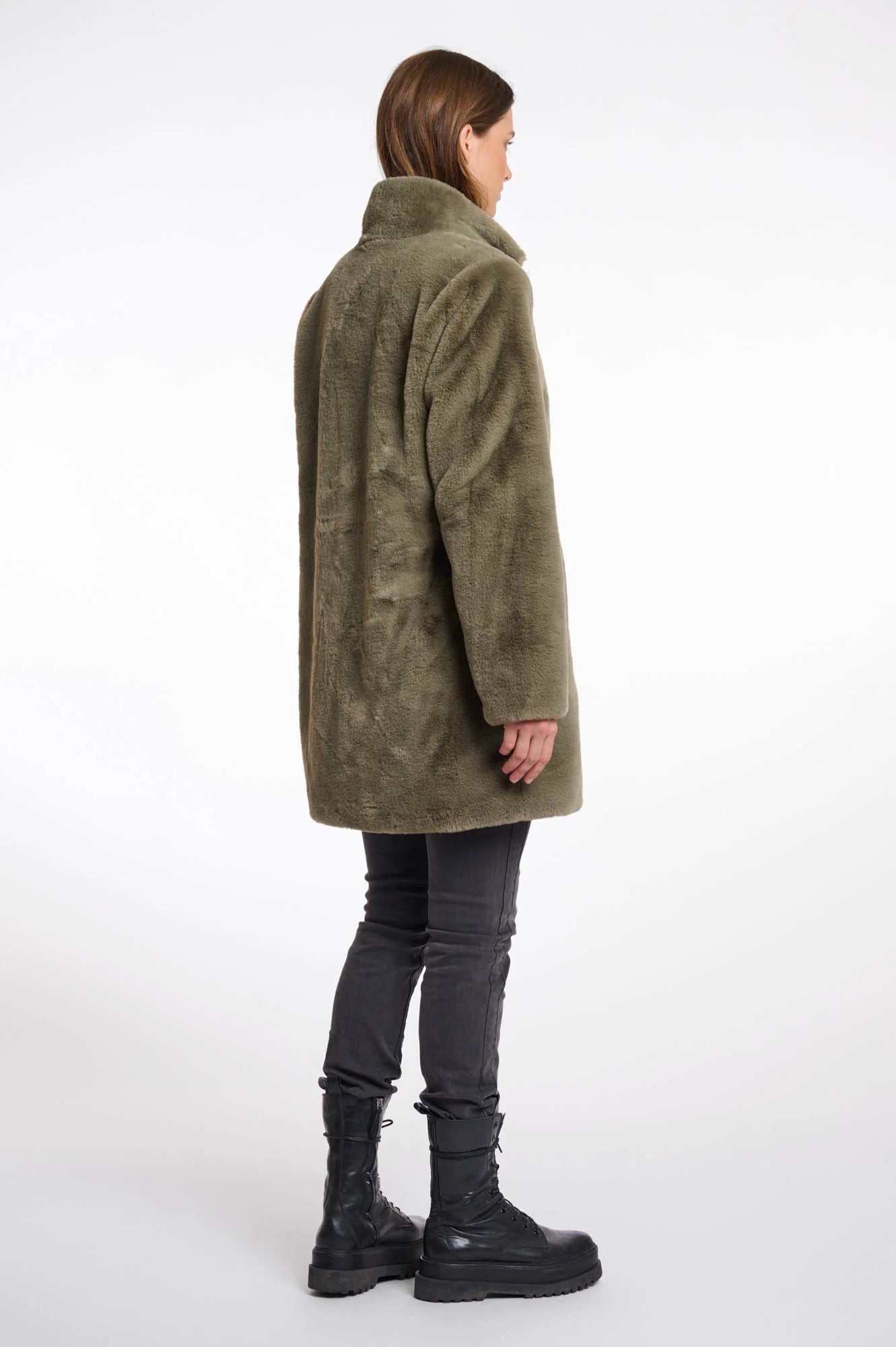 Nonna Faux Fur Coat