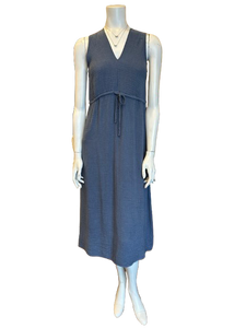 Gauze V Neck Dress