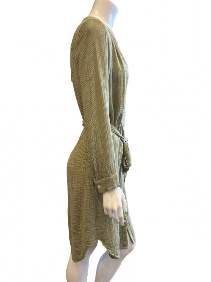 Gauze Tie Front Dress (more colors)