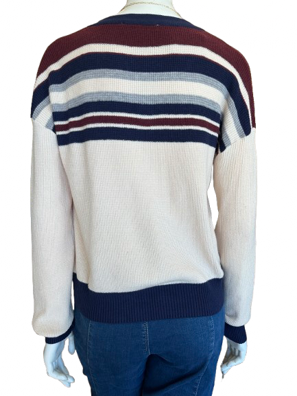 Henley V Neck Sweater