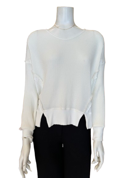 Lux Waffle Knit Top