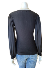 Load image into Gallery viewer, Puff Sleeve Henley Top (more colors)
