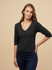 V Neck Thermal Top