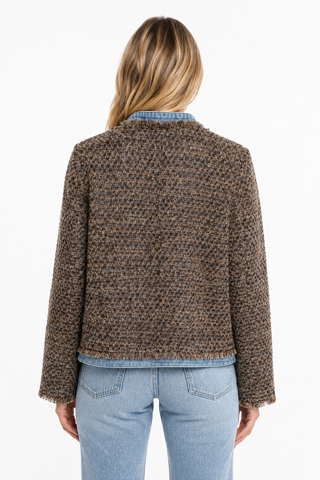 Tweed Layered Jacket