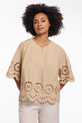 Trudy Wide Blouse W/Sleeve Detail