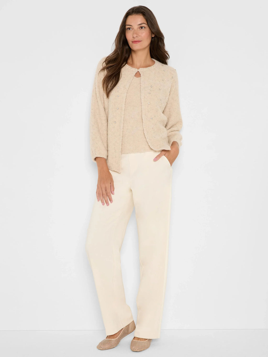 Cozy Lurex Nep Cardigan