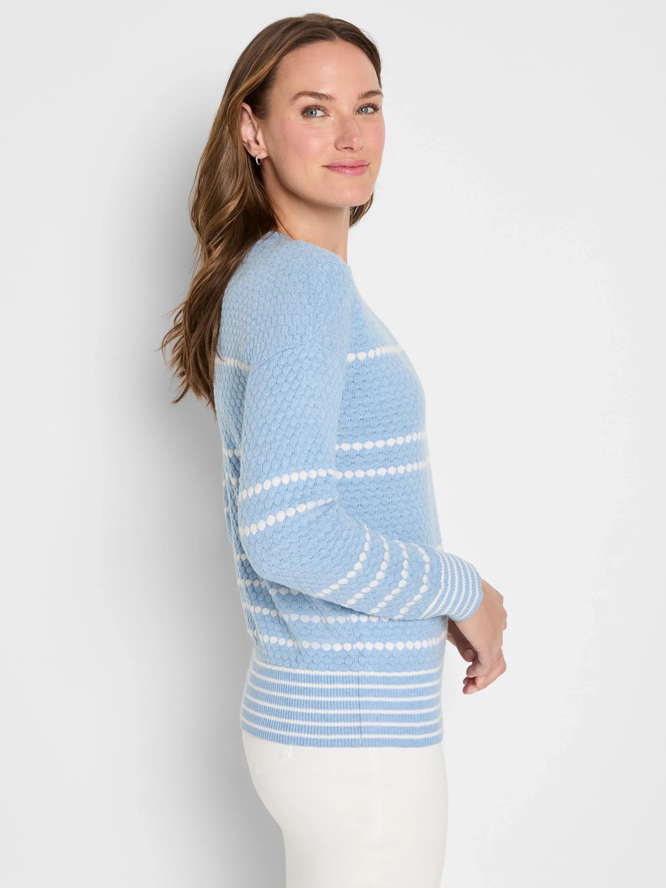 Circle Around Cotton Cashmere Sweater