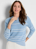 Circle Around Cotton Cashmere Sweater