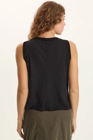 Embroidered Katrine Tank
