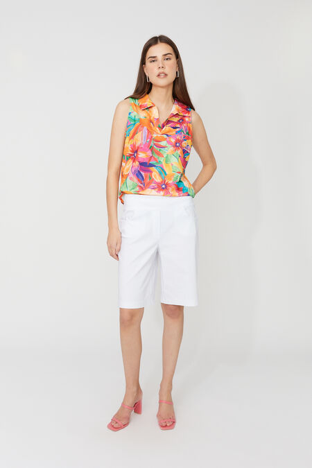 Floral Sleeveless Top