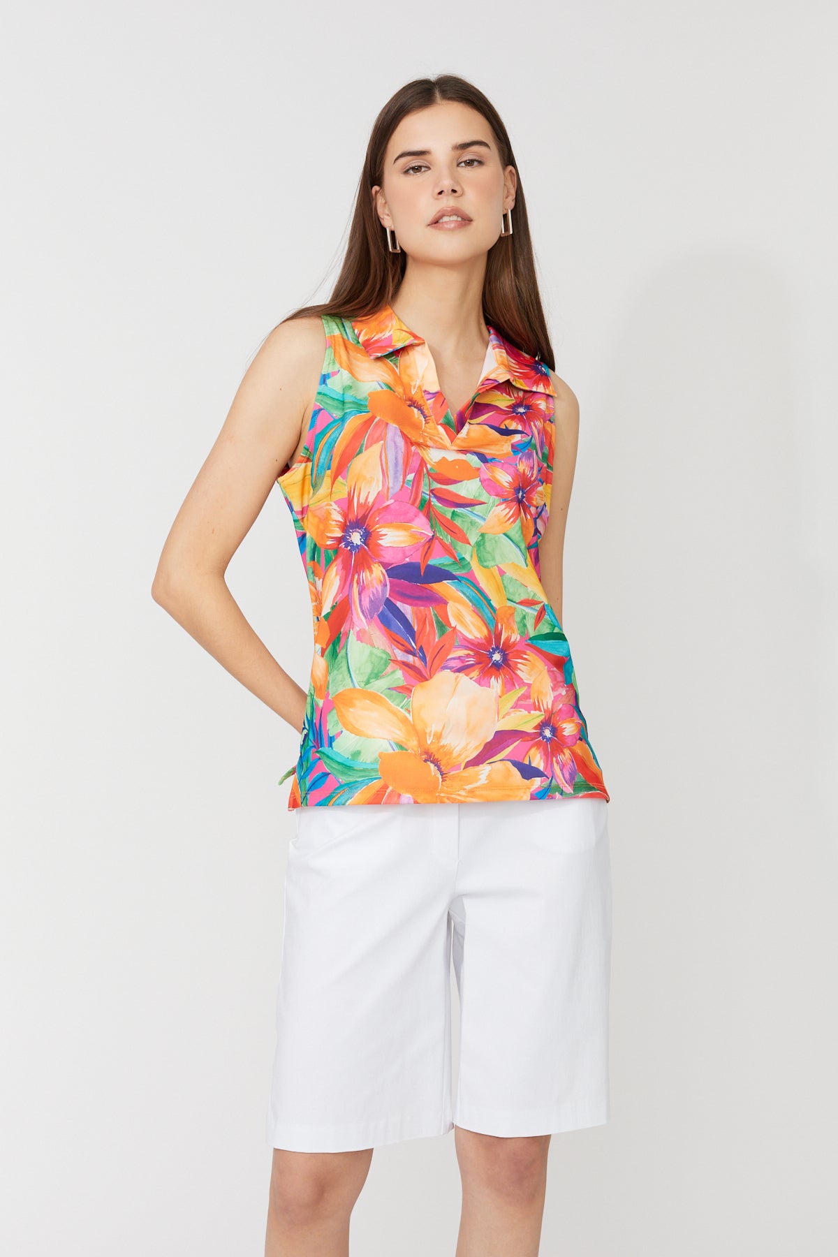 Floral Sleeveless Top