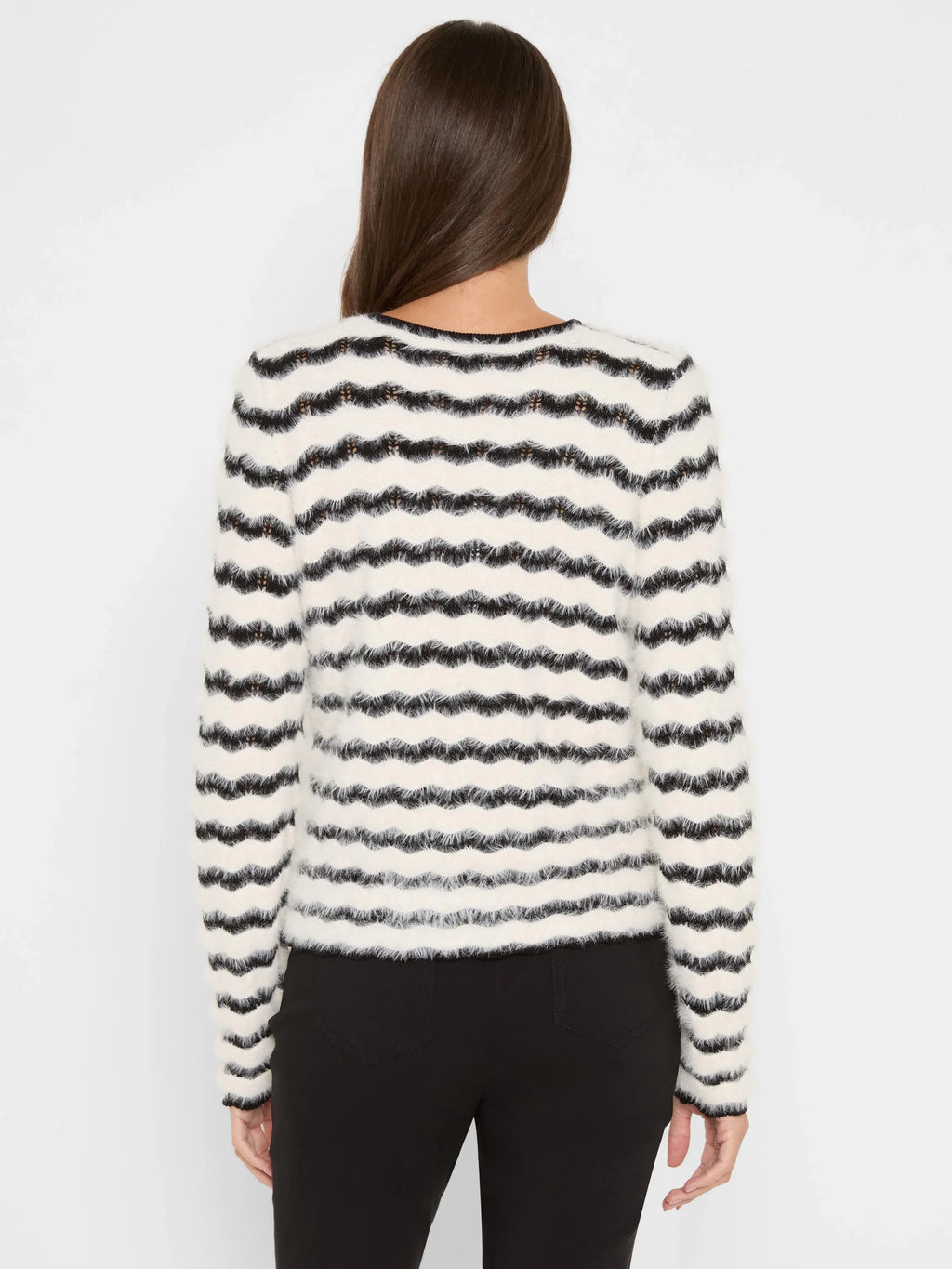 Cozy Waves Striped Sweater