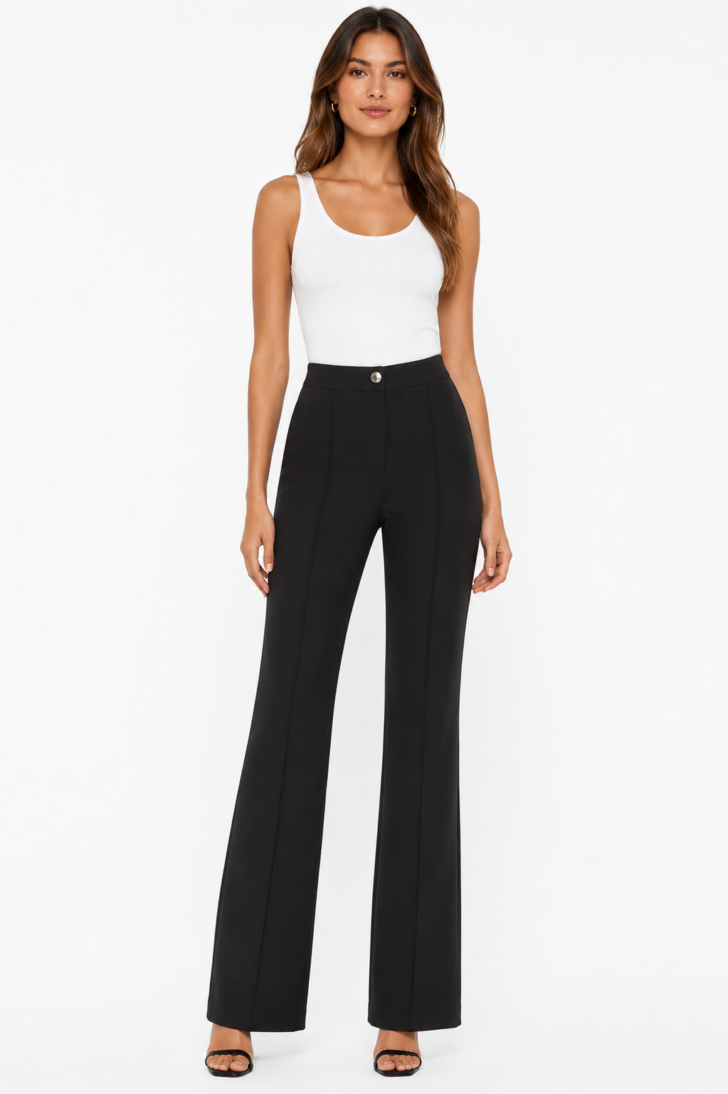 Flared Leg Trouser