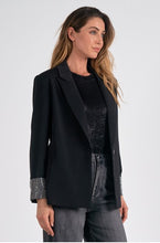 Load image into Gallery viewer, Blazer with Rhinestone Cuff
