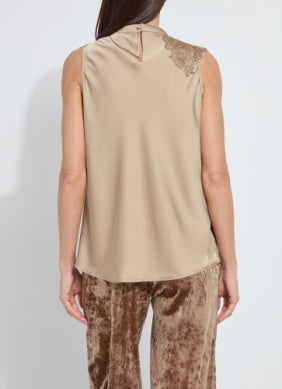 Teresa Guipure Lace Trim Shell