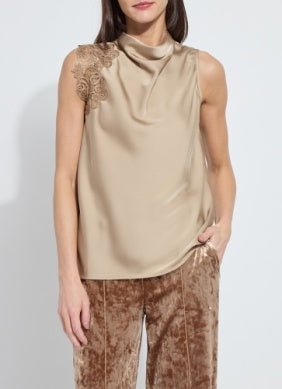 Teresa Guipure Lace Trim Shell