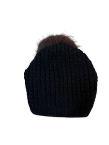 Espresso Cable Beanie