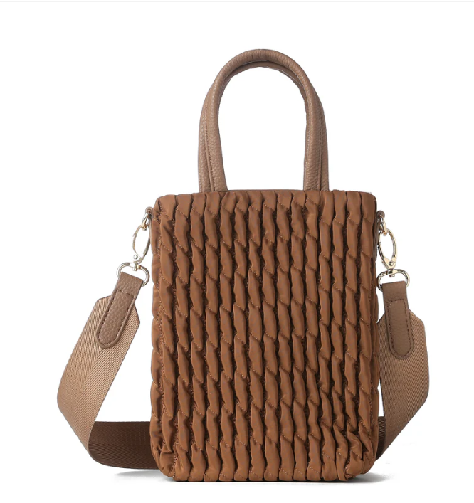 Mila Puckered Phone Tote