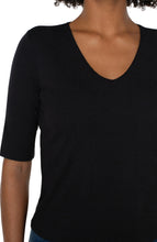 Load image into Gallery viewer, Double Layer V Neck Rib Knit Top (more colors)
