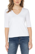 Load image into Gallery viewer, Double Layer V Neck Rib Knit Top (more colors)
