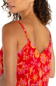 Spaghetti Strap Woven Maxi Dress