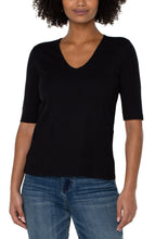 Load image into Gallery viewer, Double Layer V Neck Rib Knit Top (more colors)
