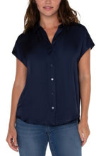 Load image into Gallery viewer, Dolman Sleeve Button Front Blouse (more colors)
