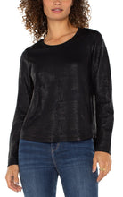 Load image into Gallery viewer, Long Sleeve Scoop Neck Knit Top
