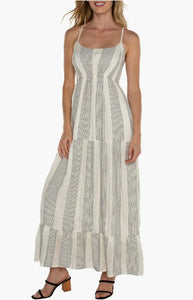 Racerback Tiered Maxi Dress