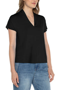 Shawl Collar Top (more colors)
