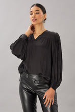 Load image into Gallery viewer, Vintage Satin V Neck Top (more colors)
