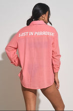 Load image into Gallery viewer, Lost in Paradise Buttondown Coverup
