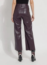Load image into Gallery viewer, Hi Waist Vegan Leather Wide Leg
