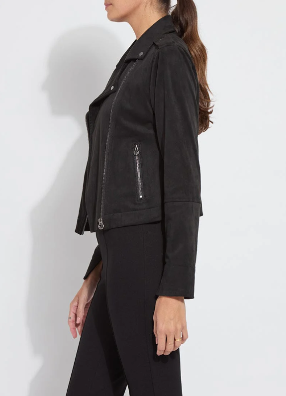 Amelia Moto Vegan Suede Jacket