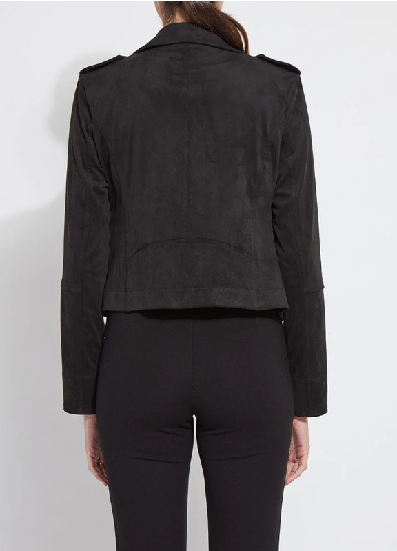 Amelia Moto Vegan Suede Jacket