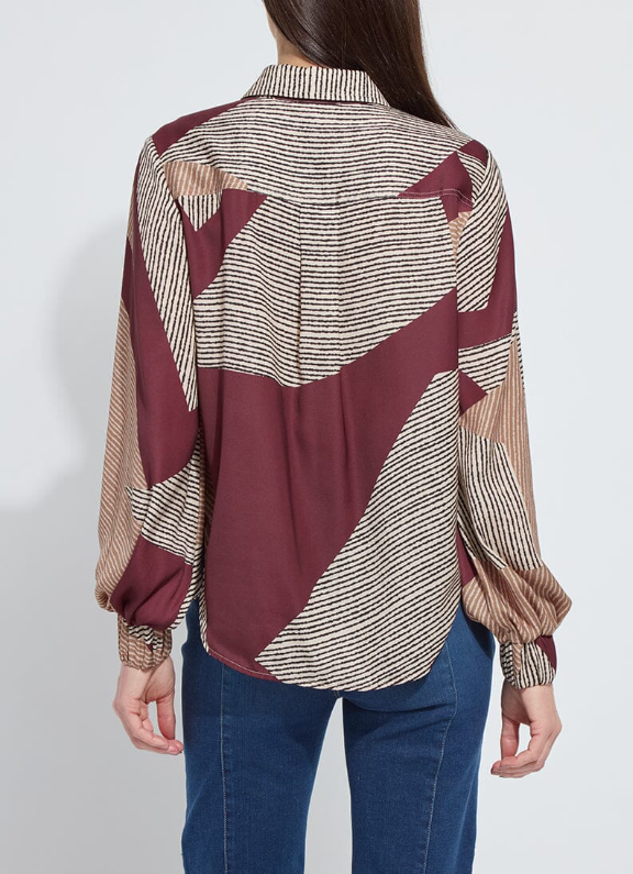 Anish Elastic Cuff Blouse