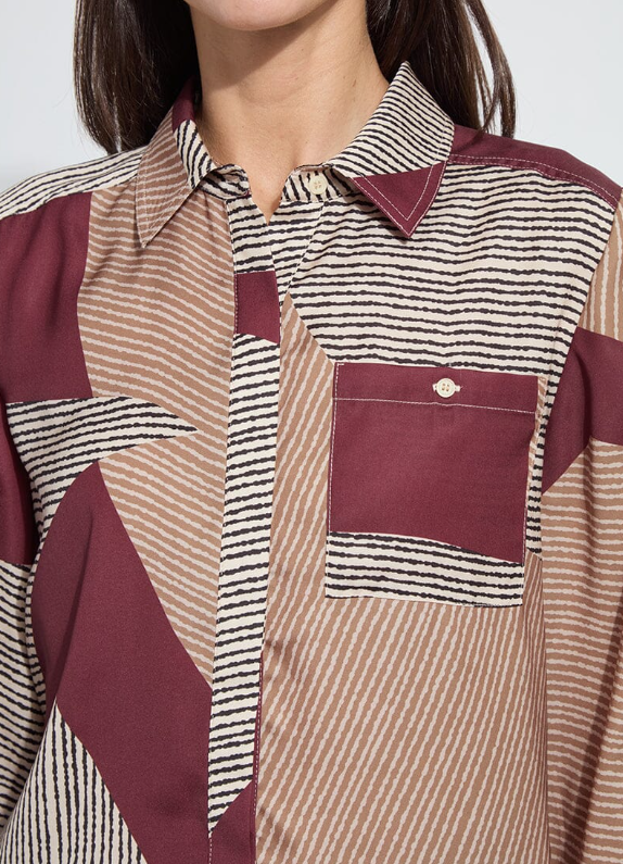 Anish Elastic Cuff Blouse