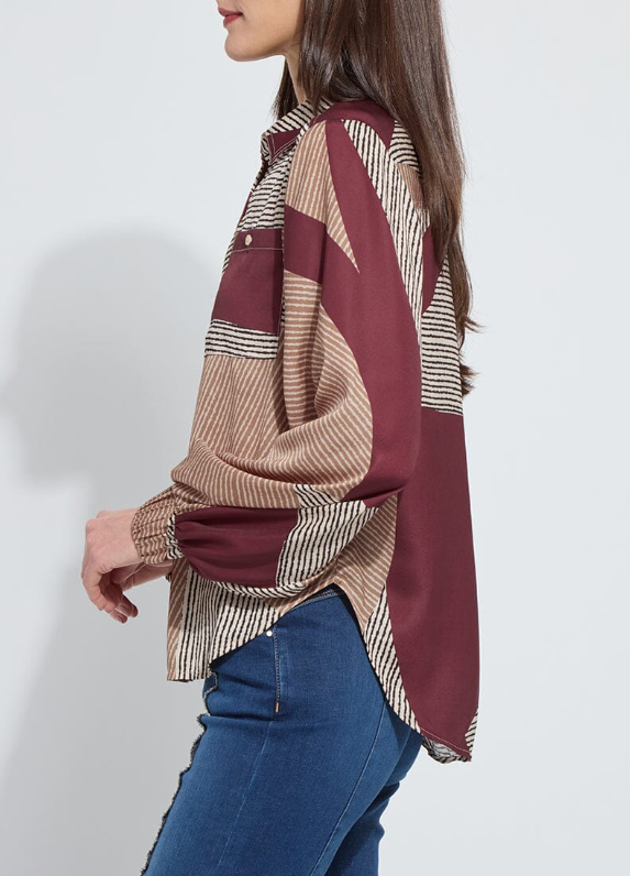 Anish Elastic Cuff Blouse